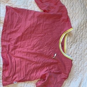 cropped athletic tee